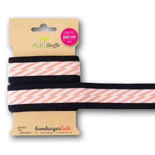 GOTS Bio Jacquardband STRIPE ME ICON [200 cm | 3,5 cm] | Albstoffe | Hamburger Liebe, 