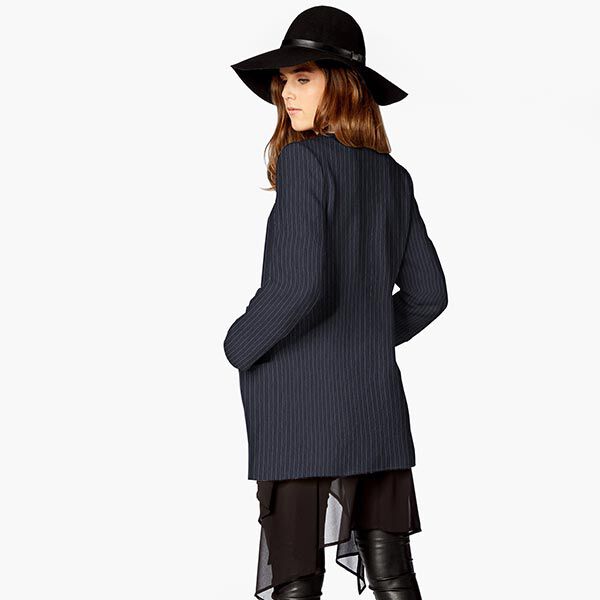 Fester Denim Nadelstreifen – nachtblau, image number 5