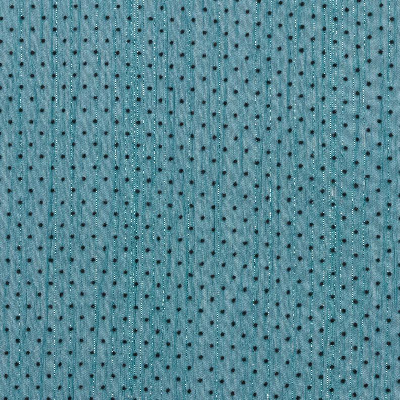 Chiffon Glitzerstreifen und Pünktchen – petrol,  image number 1