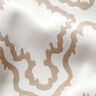 Baumwollstoff Schlangenlinien – beige/dunkelbeige,  thumbnail number 3