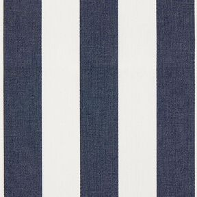 Markisenstoff Streifen Toldo – weiss/marineblau, 