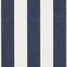 Markisenstoff Streifen Toldo – weiss/marineblau,  thumbnail number 1