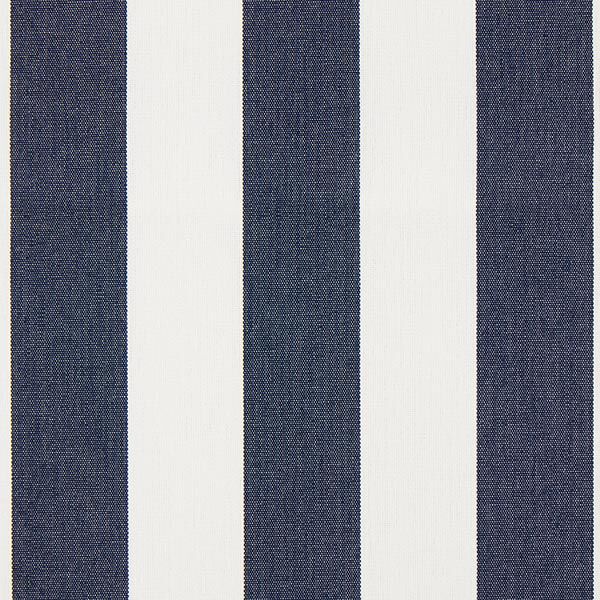 Markisenstoff Streifen Toldo – weiss/marineblau,  image number 1