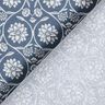 Baumwollstoff Cretonne Blumen und Ranken – blaugrau/weiss,  thumbnail number 4