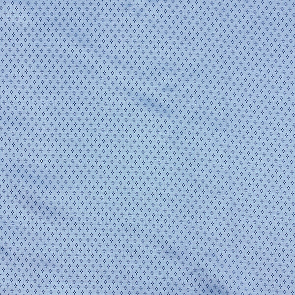 Futterstoff Minirauten – hellblau | Reststück 100cm