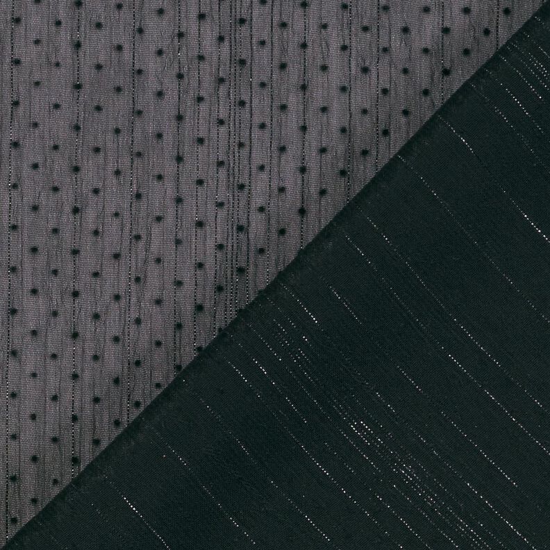 Chiffon Glitzerstreifen und Pünktchen – schwarz,  image number 4