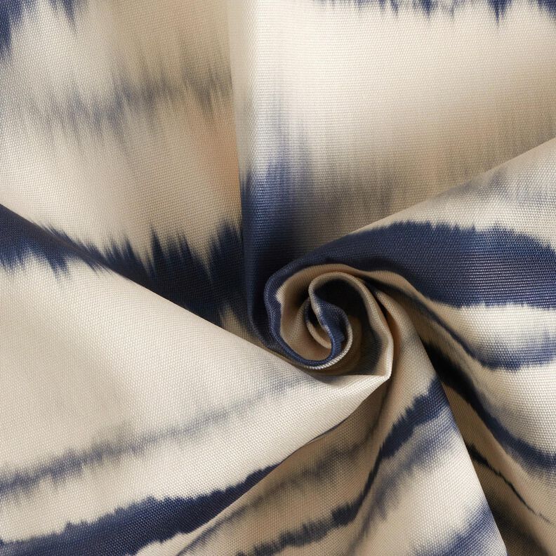 Outdoorstoff Canvas Batik – sand/nachtblau, image number 4