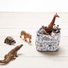 Baumwollstoff Cretonne kleine Wildtiere – silbergrau,  thumbnail number 6