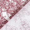 Dekostoff Canvas Romantik – weiss/karminrot,  thumbnail number 4
