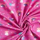 Baumwolljersey Peppa Wutz Blumen und Regenbögen | ABC Ltd. – pink – Muster,  thumbnail number 3