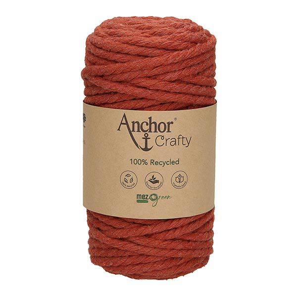 Anchor Crafty Makramee-Garn, recycelt [5mm] - terracotta,  image number 2