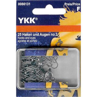 Kleiderhaken und Augen 2 – silber | YKK, 