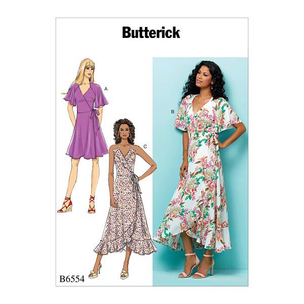 Wickelkleid | Butterick 6554 | 32-40