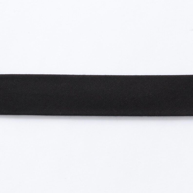 Schrägband Bio-Baumwolle [20 mm] – schwarz,  image number 1