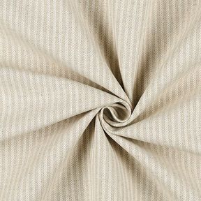 Möbelstoff Jacquard Streifen – beige, 