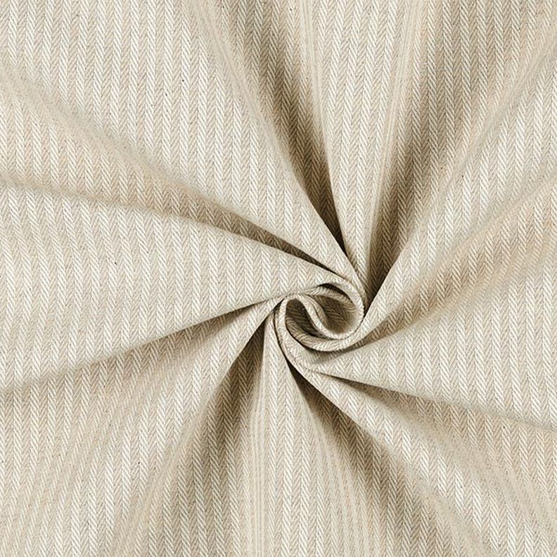 Möbelstoff Jacquard Streifen – beige,  image number 2