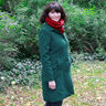 Mantelstoff recyceltes Polyester – tannengrün,  thumbnail number 4