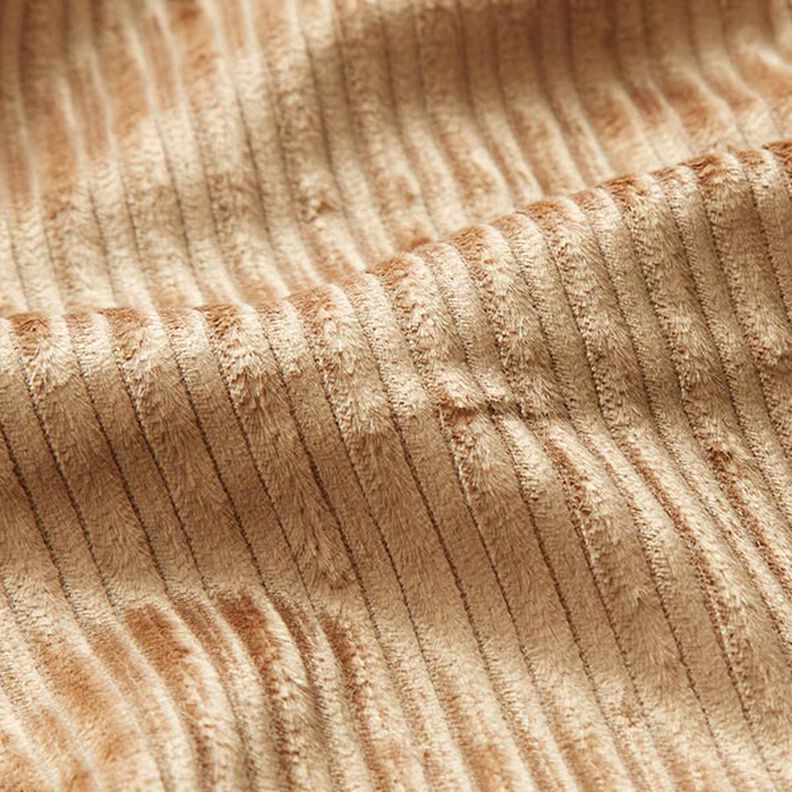 Stretch Cord Baumwoll-Viskose-Mix Uni – beige, image number 2