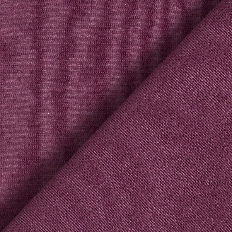 GOTS Baumwollbündchen | Tula – aubergine,  image number 3