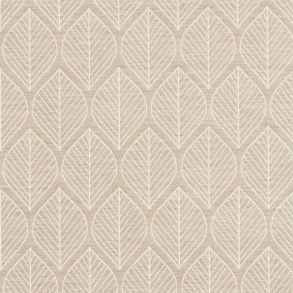 Dekostoff Jacquard Blätter – beige,  image number 1