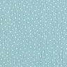 Musselin/ Doppel-Krinkel Gewebe Pünktchen – taubenblau,  thumbnail number 1
