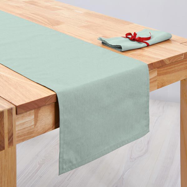 Dekostoff Canvas – mintgrün | Reststück 50cm