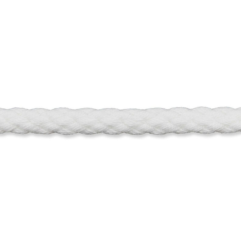 Baumwollkordel [Ø 5 mm] – weiss,  image number 1