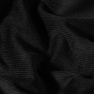 Elastischer Genuacord, vorgewaschen – schwarz, 