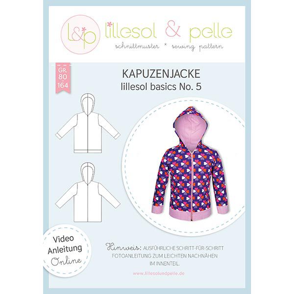 Kapuzenjacke | Lillesol & Pelle No. 5 | 80-164,  image number 1