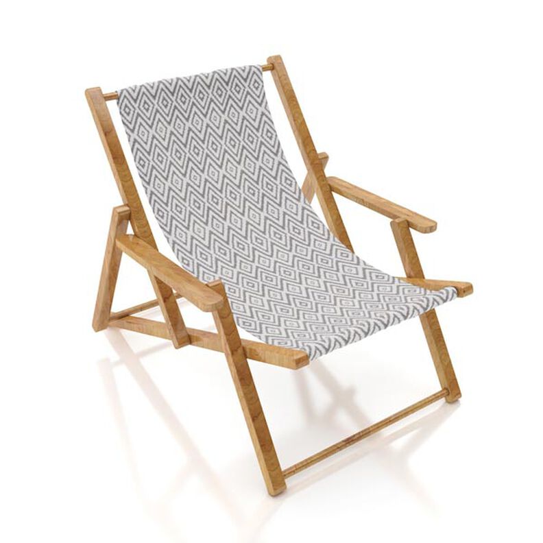 Outdoorstoff Jacquard Ethno – grau,  image number 9