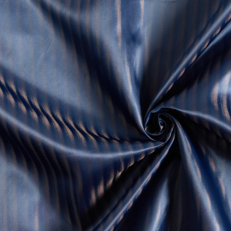 Satinfutter Schattenstreifen – marineblau,  image number 3