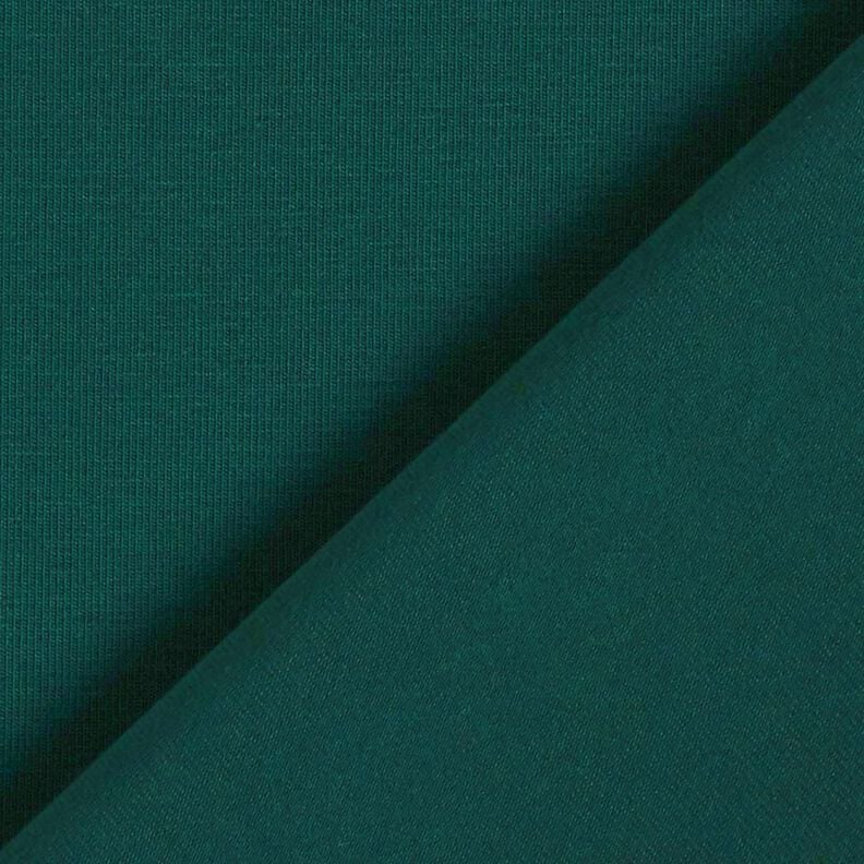 Baumwolljersey Medium Uni – blautanne, image number 5