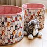 Dekostoff Halbpanama elegante Katzen – natur/grau,  thumbnail number 6