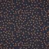 Baumwolljersey abstrakte Pflanzen – schwarzblau/hellbraun,  thumbnail number 1