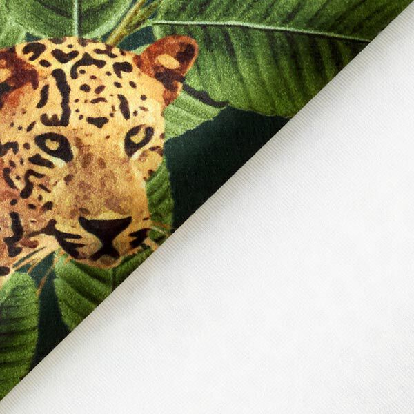 Dekosamt Dschungel Leopard – grün,  image number 3