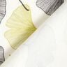 Baumwolljersey Gingkoblätter – wollweiss/lindgrün,  thumbnail number 4