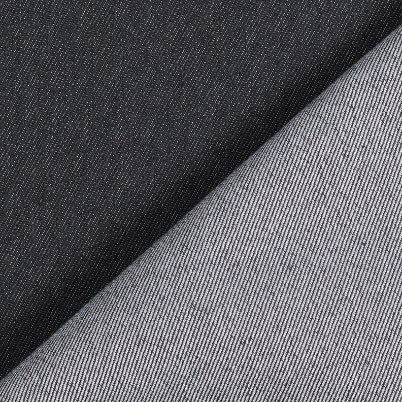 Baumwoll-Denim Stretch medium – schwarz, image number 3