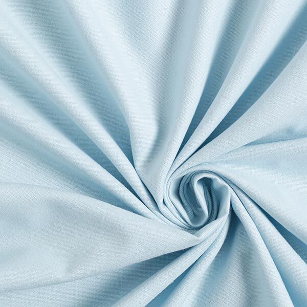 Baumwollflanell Uni – himmelblau | Reststück 50cm