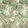 Kreppsatin Magnolien mit Palmblättern – schilf/beige,  thumbnail number 1