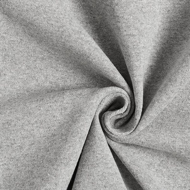 Bündchenstoff Melange – grau,  image number 1