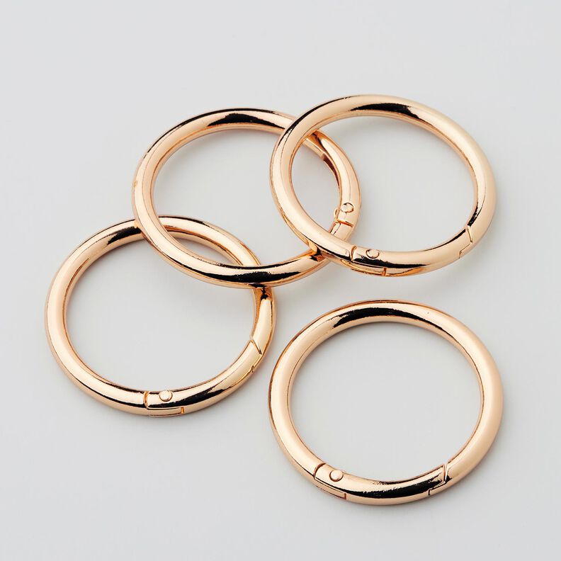 O-Ringe [4 Stk. | Ø 38 mm] – gold metallic,  image number 1
