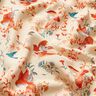 LENZING™ ECOVERO™ Viskosestoff Vögel und Feen | Katia Fabrics – creme/feuerrot,  thumbnail number 2