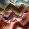Dekostoff Gobelin Chevron – hellbeige/karminrot,  thumbnail number 2