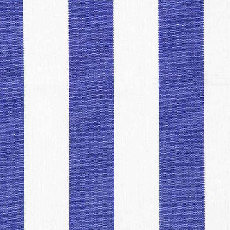 Markisenstoff Streifen Toldo – weiss/königsblau,  image number 1