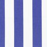Markisenstoff Streifen Toldo – weiss/königsblau,  thumbnail number 1