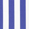 Markisenstoff Streifen Toldo – weiss/königsblau,  thumbnail number 1