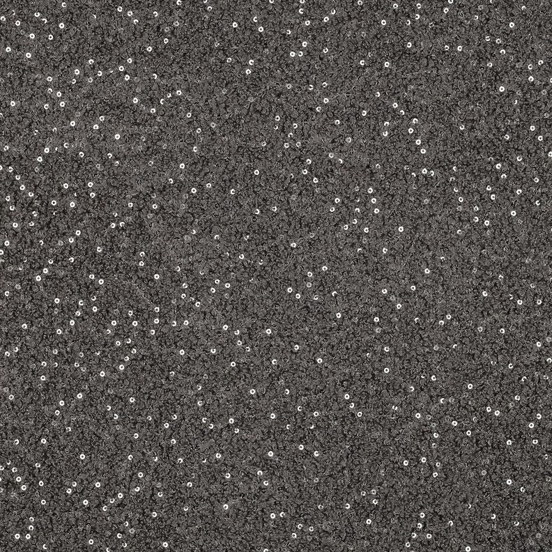Strick-Bouclé Pailletten Uni | Poppy Fabrics – grau, image number 1