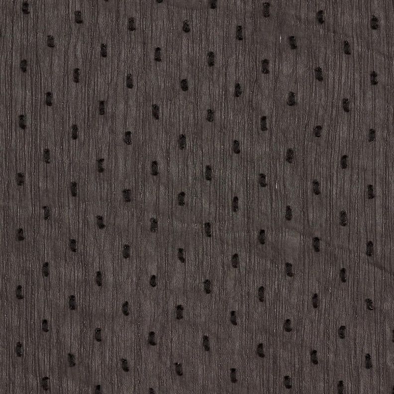 Chiffon Dobby Metallic Nadelstreifen – schwarz/silber metallic,  image number 1