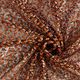 Spitzenstoff Blumenranken & Pailletten – schwarz/terracotta,  thumbnail number 3