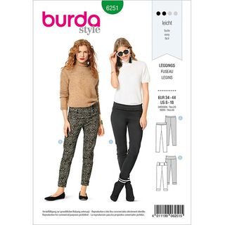 Leggings | Burda 6251 | 34-44, 